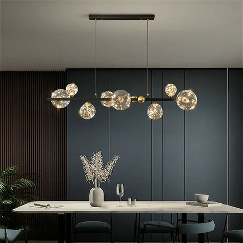 Nordic Designer Transparent Glass Bubble G9 LED Bulbs Chandelier Light For Living Room, Bedroom Pendant Lamp For Modern Home Decor Lighting ❤️💯☺️ Price: Dm For Price 💯✅ Order yours Today 😊 Send Us Dm, Call/WhatsApp Us 09015994144 Payment on the delivery is only in LAGOS 💯 We Deliver nationwide 🌍📦 (Same-day delivery within Lagos, & 24-72hrs interstates) #everyone #interiordesignstudio #interiordesign #interiordesigner #homedecor #architecture #homedesign #interiordesigngoals #interiordes... Chandelier Modern Dining, Light Fixtures Dining Room Modern, Dining Area Chandelier, Dining Lighting Ideas, Dining Room Lighting Chandeliers, Modern Dining Room Lighting, Dining Room Lamp, Light For Dining Room, Kitchen Chandelier