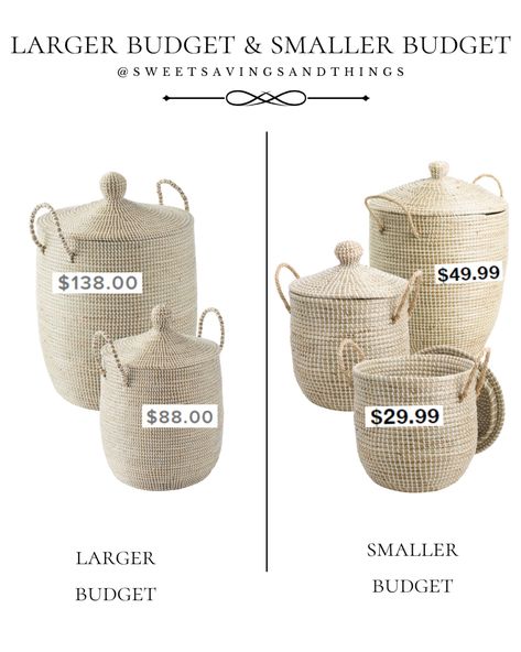 Seagrass Storage Baskets, Grass Basket, Seagrass Basket, Small Budget, Storage Basket, Tupperware, Small Shop, Storage Baskets, Burlap Bag