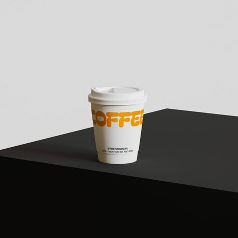 Free Coffee Cup Mockup Template PSD Menu Mockup Free, Coffee Mockup, Coffee Cup Mockup, Cup Mockup, Coffee Brand, Free Mockup Templates, Free Coffee, Packaging Mockup, Mockup Templates