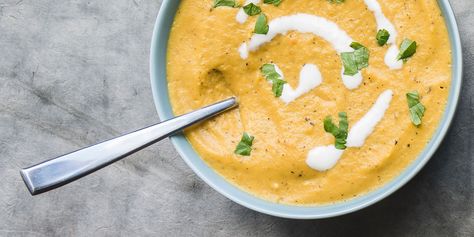 Squash Bisque - Kemps Squash Bisque, Dairy Recipes, Bisque Recipe, Low Sodium Chicken Broth, Whipping Cream, Healthy Pumpkin, Easy Thanksgiving, Roasted Butternut, Roasted Butternut Squash