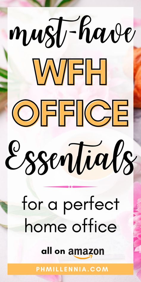 Work From Home Office Setup, Work From Home Essentials, Wfh Office, Home Office Set Up, Work From Home Office, Best Work From Home Jobs, Live Your Dreams, Streams Of Income, Guide To The Galaxy