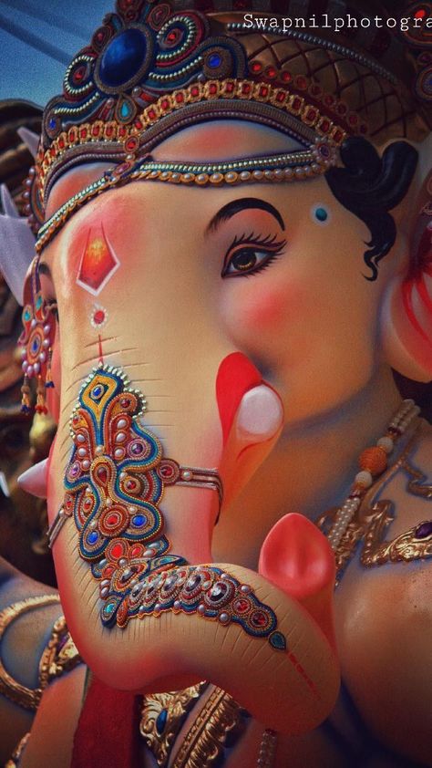 Pin by Tammy Engelstad on hs | Ganpati bappa wallpapers, Ganpati bappa, Ganesh wallpaper Ganesh Ji Images, Wallpaper Happy, Ganpati Bappa Wallpapers, Jai Ganesh, Ganpati Bappa Photo, Ganpati Bappa Morya, Ganesh Lord, Shri Ganesh Images, Krishna Hindu