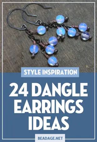 24 Dangle Earrings Ideas | Beaded dangle earrings are beautiful DIY jewelry projects that are easy to make. | DIY Jewelry Making Ideas, Beading Ideas, Handcrafted Beaded Jewelry, Handmade, Beginners, Tutorials, Craft Projects | Fashion, Accessoreis, Jewels, Gems, Style | #craft #diy #jewelrymaking #beading #beadage #fashion #accessories #jewelry #style Diy Jewelry Making Ideas, Drop Earrings Diy, Simple Bead Earrings, Easy Jewelry Making Ideas, Diy Earrings Dangle, Jewelry Making Ideas, Diy Earrings Easy, Handcrafted Beaded Jewelry, Earrings Diy Handmade