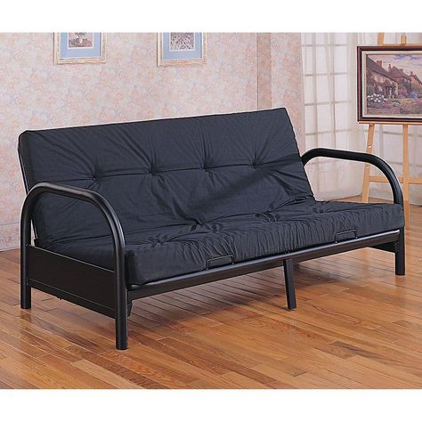 Futon Diy, Black Futon, Small Futon, Ikea Futon, Metal Futon, Best Futon, Queen Futon, Diy Futon, Futon Living Room