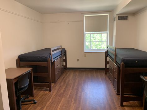 Symmes Hall, 319, 2020 Symmes Hall Miami University Dorm, Miami University Ohio Dorm Room, Dorm Pictures, Miami University Ohio, University Rooms, Dorm Room Layouts, College Dorm Room Inspiration, University Hall, University Dorm