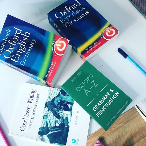 Uni assignment prep #openuniversity #dictionary #thesaurus #grammar #punctuation #essay #education #degree #homelearning #aa100 Learning English Aesthetic, Learning Aesthetic, Basic English Grammar Book, Grammar Punctuation, English Aesthetic, College Vision Board, Essay Structure, Best Colleges, Vocabulary Book