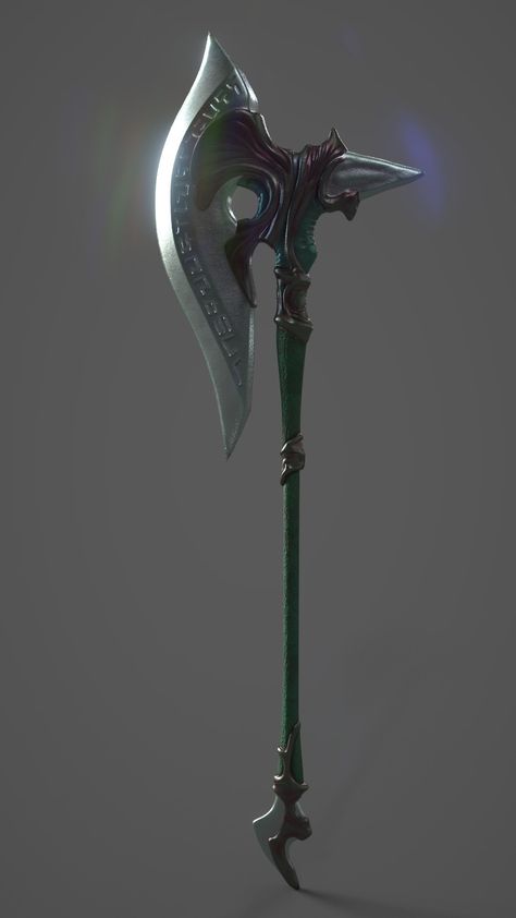 ArtStation - Battle Axe, Ardan Maulana Dual Axes Concept Art, Fantasy Battle Axes Design, Dnd Greataxe Art, Greataxe Concept Art, Dnd 5e Battleaxe, Magic Greataxe, Fantasy Greataxe, Greataxe Dnd, Greataxe Art