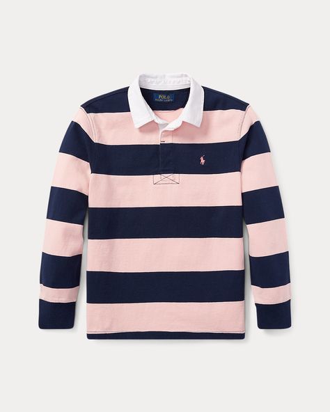 Pink Pony Striped Cotton Rugby Shirt Mens Long Shorts, Stripe Shirts, Rugby Jerseys, Polo Hat, Panerai Watches, Tshirt Design Men, Dressing Style, Mens Casual Dress Outfits, Slim Fit Polo