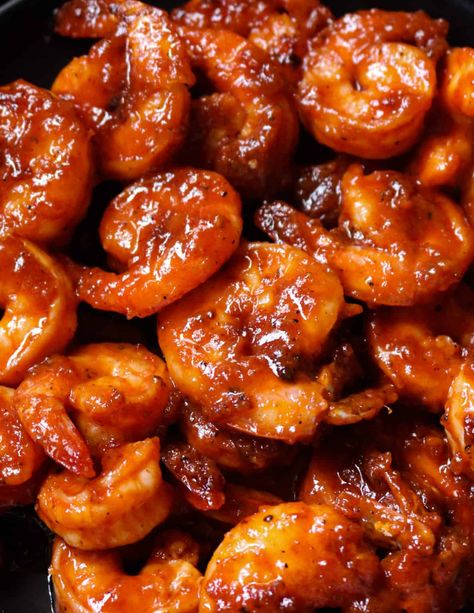 Recipes For Seafood, Barbeque Shrimp, Bbq Prawns, Shrimp Bbq Recipes, Sweet And Spicy Shrimp, Barbecue Shrimp, Homemade Barbecue, Bbq Shrimp, Homemade Coleslaw