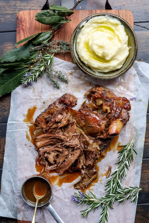 CONFIT LEG OF LAMB French Lamb Recipes, French Roast Recipes, Lamb Leg Steaks Recipes, Braised Leg Of Lamb Recipes, Braised Lamb Leg, Slow Cooked Lamb Leg, Slow Cooked Leg Of Lamb, Lamb Leg Steak, Stuffed Leg Of Lamb