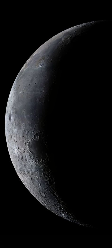 Crescent Moon by Domino Dierick mobile wallpaper 1080x2400 Moon Background Iphone, Moon 3d Wallpaper, Moon Background Aesthetic, Iphone Original Wallpaper, Moon Wallpaper Hd, Lunar Wallpaper, Half Moon Wallpaper, Iphone Wallpaper Moon, Homescreen Setup