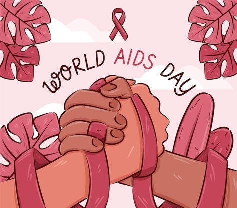 Free vector hand drawn world aids day il... | Free Vector #Freepik #freevector #aids #hiv #hiv-aids #aids-day Aids Day, Day Illustration, World Aids Day, Hiv Aids, Aids Hiv, Vector Hand, Hand Drawn, Vector Free, How To Draw Hands