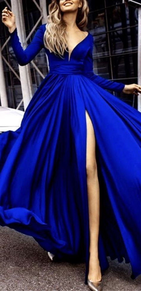 Royal Blue Prom Dress Long Sleeve, Royal Blue Gowns Elegant, Royal Blue Prom Dress Long, Elegant Bridesmaid Dresses Long, Long Sleeves Prom Dresses, Royal Blue Bridesmaid Dresses, Long Sleeve Bridesmaid Dress, Trendy Prom Dresses, Formal Prom Dresses