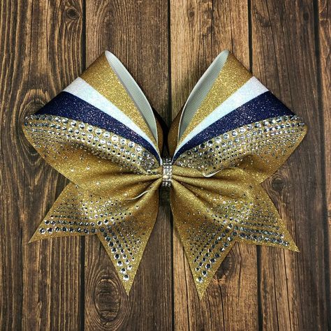 Sparkly Cheer Bows, Bling Cheer Bows, Competition Cheer, Competition Bows, Gold Hair Bow, Glitter Cheer Bow, Bling Bows, Damage Hair, Competitive Cheer