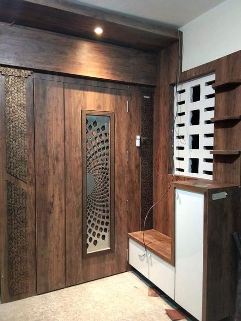 Men Dor Dijain Jali, Safety Door Design Entrance India, Septi Door Designs, Safety Door With Paneling, Saftydoor Wooden Design, Safty Door Design Entrance India, Safety Door Design Entrance For Flat, Safety Door Design Entrance, Wooden Jali