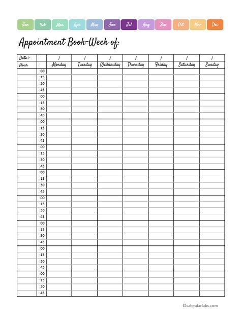 2023 Weekly Appointment Calendar Printable - Free Printable Templates Free Appointment Planner Printables, Appointment Template Free Printable, Appointment Schedule Template, 2023 Calendars Printable, Appointment Tracker Free Printable, Free Printable Weekly Schedule Templates, Appointment Planner Printable Free, 2023 Calendar Printable Free, Daily Calendar Printable