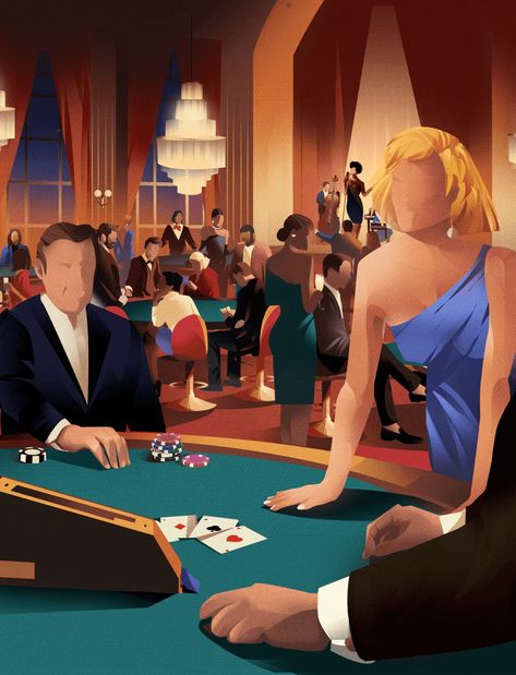 Casino Magazin :: Behance Casino Concept Art, Casino Illustration, Museum Exhibition Design, Architecture Painting, Puzzle Design, Museum Exhibition, Adobe Photoshop Lightroom, Architecture Sketch, Architecture Interior Design