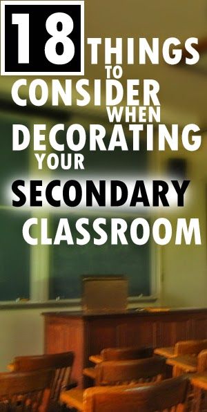 18 Things to Consider When Decorating Your Secondary Classroom by Blog Contributors Created for Learning, Created by Mr. Hughes,Julie Faulkner, Laura Randazzo, Students of History, The Teacher Team, and Tracee Orman High School Classroom Themes, Classroom Decor For High School, High School Classroom Decorating Ideas, Secondary Classroom Decor, Classroom Organization High School, Explorer Theme, Classroom Decor High School, Secondary Classroom, Ela Classroom