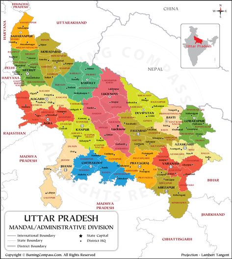 Uttar Pradesh Map Full Hd, India Map Full Hd States, Uttar Pradesh Map, Indian River Map, Guru Movie, India History, River Map, Indian States, Easy Rangoli Designs Videos