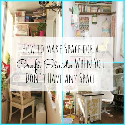 Retro Craft Room, Small Sewing Area, Tiny Craft Space, Closet Craft Space, Tiny Craft Room, Repurposed Storage, Craft Room Storage Ideas, Scrapbooking Rooms, Organizing Crafts