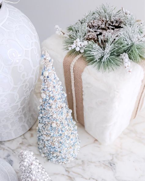 Home Décor & Inspo on Instagram: “Love these Faux Fur Christmas Present I got from @hobbylobby! Isn’t it beautiful?! #ThePrettyLittleHome . . . . . . . #farmhouseinspired…” Diy Fake Christmas Presents, Christmas Present Decor, Tree Colour, Fake Gifts, Spring Decorating Ideas, Ward Christmas Party, Diy Christmas Presents, Spring Decorating, Colour Ideas