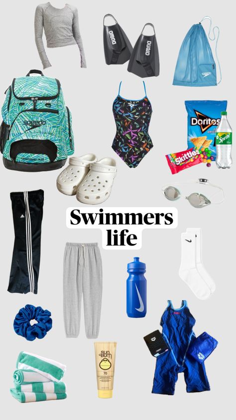 Swim Team Outfits, Swim Team Bag Essentials, Competitive Swimming Pictures, Swimming Aesthetic, Swim Workout, Swimming Pictures, Swimmers Life, Swim Life, Swimming Quotes