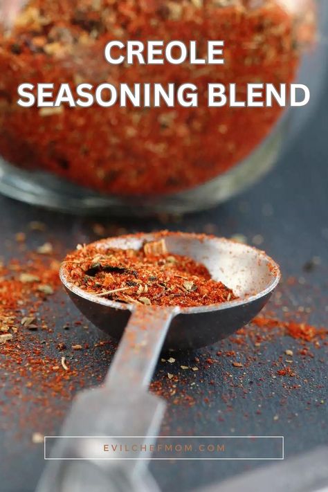 Creole Seasoning Blend Creole Seasoning Recipe, Easy Turkey Chili, Savory Jam, Creole Spice, Spice Mix Recipes, Seasoning Recipe, Food Substitutions, Creole Seasoning, Soups Stews