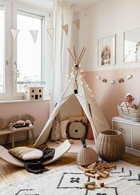 Kids Bedroom Inspiration, Nursery Room Design, Baby Room Inspiration, Nursery Room Inspiration, Teepee Tent, Old Room, Kids Interior Room, Toddler Rooms, Toddler Bedrooms