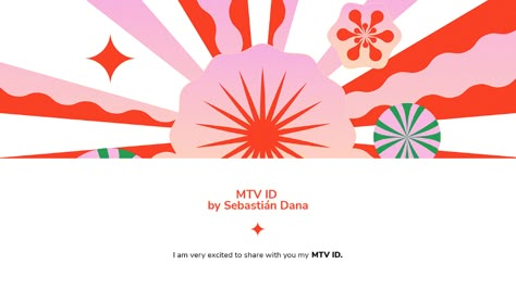 MTV ID by Sebastían Dana on Behance Mtv Graphic Design, Art Show Poster, Background Graphic Design, Data Visualization Design, Modern Packaging, Communication Design, Flat Illustration, Illustration Character Design, Holiday Design