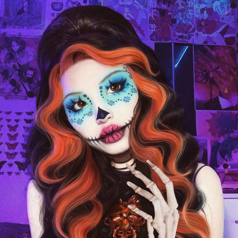 Monster High Halloween Costumes, Monster High Makeup, Monster High Halloween, Monster High Cosplay, Monster High Costume, Skelita Calaveras, Arte Monster High, Monster High Pictures, High Aesthetic