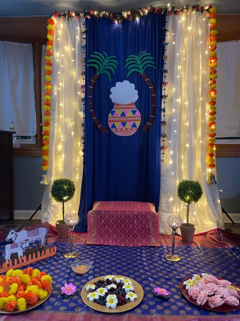 Pongal Celebration In Preschool, Bogipallu Decoration Ideas, Bhogipallu Decoration Ideas, Tapasya Decoration At Home, Simple Bhogi Pallu Decoration At Home, Bhogipallu Decorations, Bhogi Pallu Decoration At Home For Kids, Bogi Pallu Decoration At Home, Rangoli For Bhogi