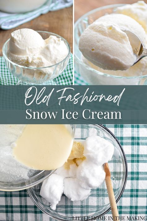 Snow Cream Recipe Easy, Snow Cream Recipe With Milk, Snow Ice Cream Recipe Easy, Easy Snow Cream Recipe, Snow Pudding Recipe, Snow Cream Recipe, Snow Ice Cream Recipe, Snowcream Recipe, Ice Cream Easy