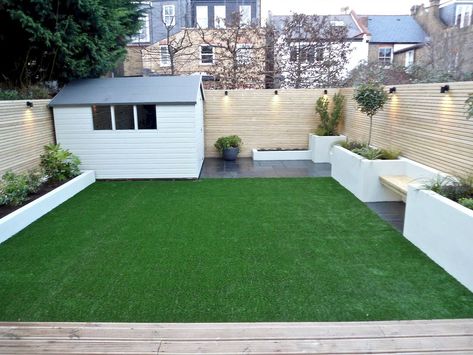 Moderne Have, Urban Garden Design, Contemporary Garden Design, Back Garden Design, Modern Garden Design, White Planters, Contemporary Garden, Outdoor Gardens Design, Backyard Garden Design