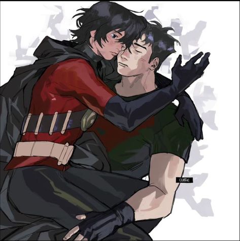 Superboy X Robin, Young Justice Comic, Dc Comics Funny, Young Justice Robin, Robin Tim Drake, Tim Drake Red Robin, Batfamily Funny, Robin Dc, Cartoon Ships