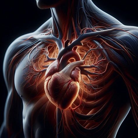 Photo human heart with arteries and vein... | Premium Photo #Freepik #photo Human Heart Photo, Veins Anatomical, Heart With Veins, A Real Heart, Human Heart Art, Arteries And Veins, Parts Of The Heart, Heart Muscle, Insta Profile