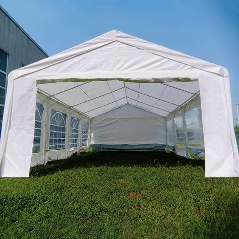 Enclosed Gazebo, Party Tent Wedding, Outdoor Tent Wedding, Party Tents, White Industrial, Yosemite Wedding, Family Tent Camping, Gazebo Canopy, Outdoor Gazebos