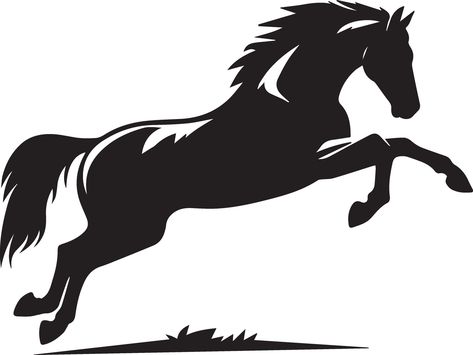 Download the A Horse Running vector silhouette illustration 5 34212860 royalty-free Vector from Vecteezy for your project and explore over a million other vectors, icons and clipart graphics! Horse Vector Art, Horse Running Silhouette, Horse Symbol, Running Illustration, Running Vector, Horse Vector, Running Tattoo, Horse Clipart, Horse Running