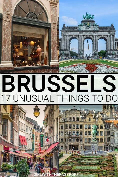 Planning a trip to Brussels, Belgium? Excellent because this city that is perfect for any traveler. Among various things to do in Brussels, here are 15 of my favorite, unusual things to do in Brussels like Atomium, the Comic Strip Museum, the Royal Palace and more. #Brussels #Belgium #travel #wanderlust #Europe Belgium Trip, Things To Do In Brussels, Brussels Travel, Travel Belgium, Visit Belgium, Europe Continent, Belgium Travel, Christmas Markets, Unusual Things