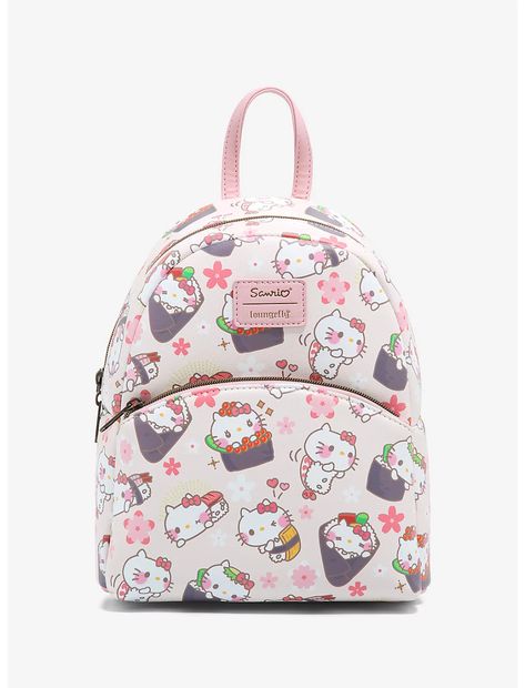 Hello Kitty Sushi, Different Sushi, Backpack Hello Kitty, Hello Kitty Backpack, Takeshita Street, Kitty Backpack, Loungefly Hello Kitty, Kawaii Hello Kitty, Hello Kitty Dress