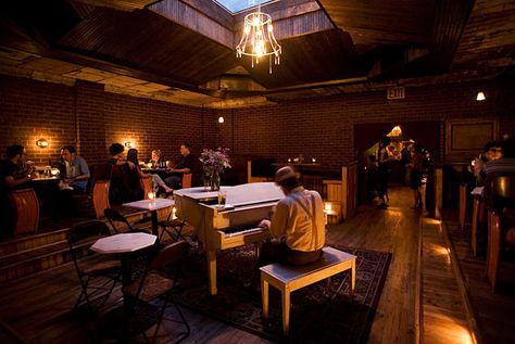 Manhattan Inn, Brooklyn Jazz Lifestyle, Piano Restaurant, Colombian Empanadas, Ain't Misbehavin, Chinese Restaurant Design, Piano Lounge, Piano Concert, Grapefruit Bitters, Piano Girl