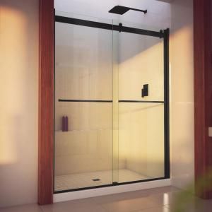 DreamLine Unidoor-LS 57 in. - 58 in. W x 72 in. H Frameless Hinged Shower Door with L-Bar in Oil Rubbed Bronze-SHDR-2057722-06 - The Home Depot Bypass Sliding Shower Doors, Bypass Shower Door, Frameless Hinged Shower Door, Semi Frameless Shower Doors, Tub Door, Frameless Door, Frameless Sliding Shower Doors, Tub Doors, Frameless Shower Doors