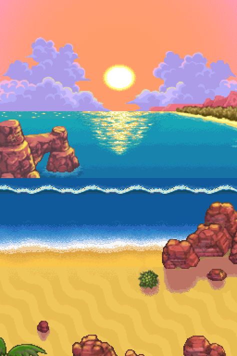 Pokemon Beach Wallpaper, Pokemon Mystery Dungeon Pixel Art, Pokemon Mystery Dungeon Explorers Of Sky, Pokemon Mystery Dungeon Wallpaper, Pokemon Mystery Dungeon Art, Beach Pokemon, Pokémon Gif, Pokemon Beach, Pokemon Dungeon