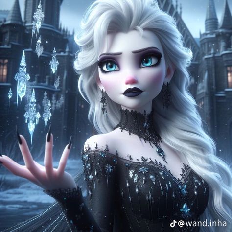 Gothic Disney Princesses, Evil Disney Princesses, Emo Disney, Dark Disney Princess, Goth Disney Princesses, Goth Disney, Disney Princess Anime, Evil Disney, Gothic Princess