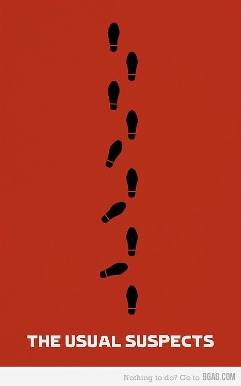 Usual Suspects: This movie just blew my mind.....    I love a good movie that will make me question everything Poster Grafico, Poster Graphic Design, The Usual Suspects, Movie Nerd, Best Movie Posters, Film Posters Minimalist, Graphisches Design, 타이포그래피 포스터 디자인, Film Poster Design