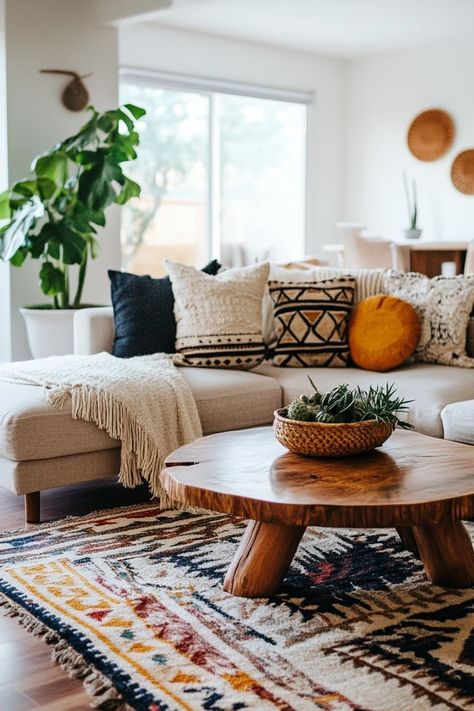 "Transform your space into a haven of comfort and style with a Modern Boho Living Space! 🌿✨ #BohoDesign #LivingRoomIdeas #InteriorDecor" Bohemian Interior, Boho Living, Boho Designs, Living Room Style, Modern Boho, Bohemian Decor, Interior Inspiration, Interior Decorating, Living Spaces