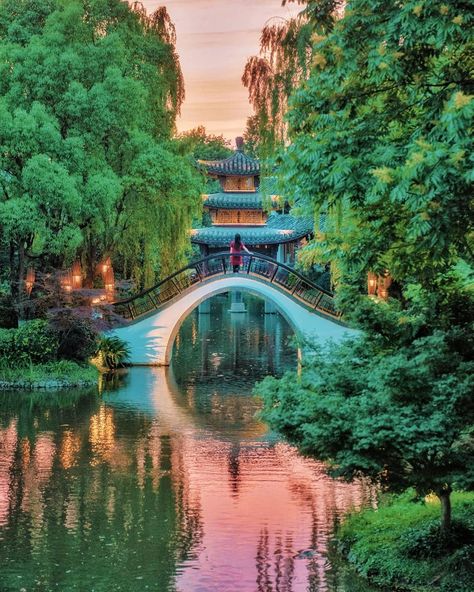 Pretty Scenery, Travel Aesthetics, Dr Marvel, Explore China, Wetland Park, Travel China, Hangzhou China, China City, Gorgeous Places