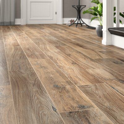 Legacy™, a glazed porcelain series available in five colors, with a rustic look and a trending plank format. Color: Havana | Emser Tile Legacy 8" x 47" Porcelain Wood Look Wall & Floor Tile in Brown, Size 47.0 H x 8.0 W x 0.3543 D in | Wayfair Wood Look Tile Floor, Porcelain Wood Tile, Flooring Installation, Emser Tile, Wood Tile Floors, Wood Look Tile, Wood Ideas, Tile Flooring, Wood Tile