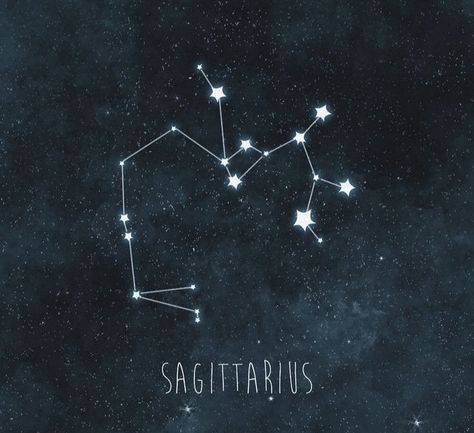 Stars Room Decor, Sagittarius Constellation Art, Night Sky Watercolor, Sky Watercolor, Zodiac Wall Art, Sagittarius Constellation, Constellation Art, Art Night, Night Sky