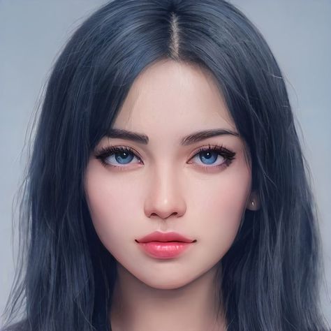 Juvia Lockser, Digital Portrait Art, Realistic Art, Digital Art Girl, Portrait Girl, Digital Portrait, Character Portraits, Cute Crafts, Girl Icons