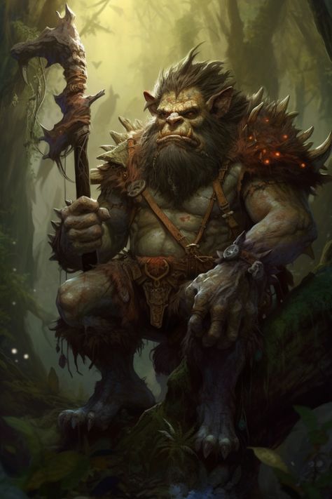 Enigmatic Troll Realms: Journey into the intriguing world of trolls, where myth and mystery collide. #FantasyCreatures #TrollMagic Trolls Fantasy Art, Troll Fantasy Art, Troll Aesthetic, Troll Tattoo, Mythology Stories, Sea Monster Art, Forest Inspiration, My Fantasy World, Mythical Beast